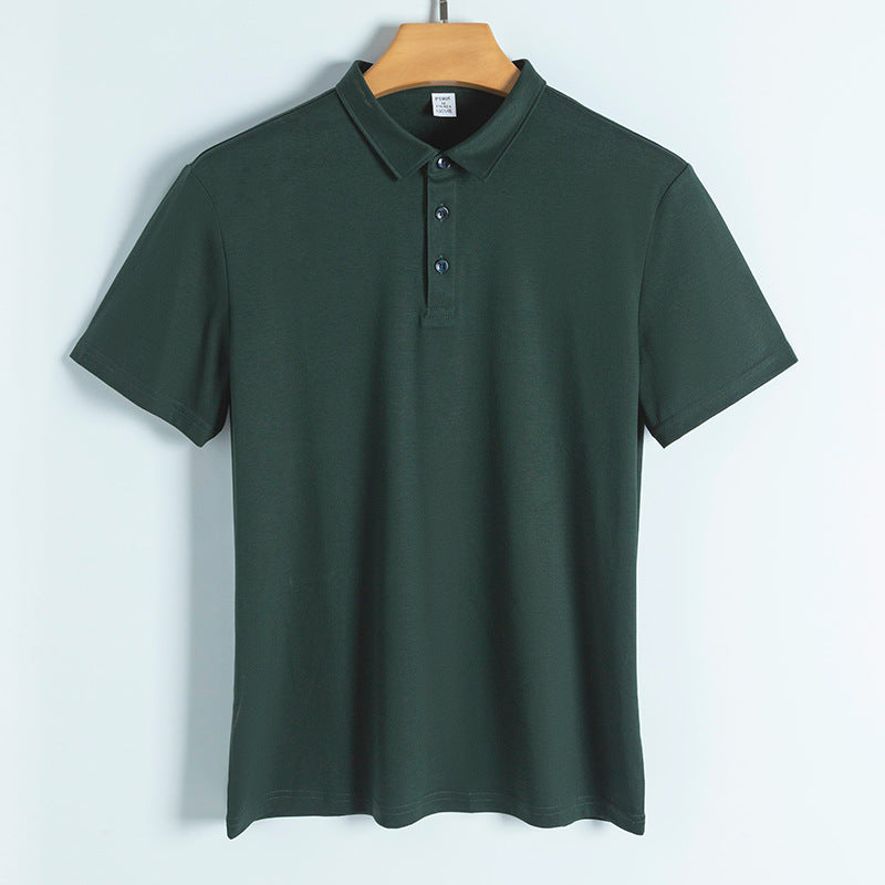 Custom Multiple Processes to Choose From 8 Color Polyester Cotton Lustrous Cotton Polo Shirt Short Sleeved Men's Polo Shirt
