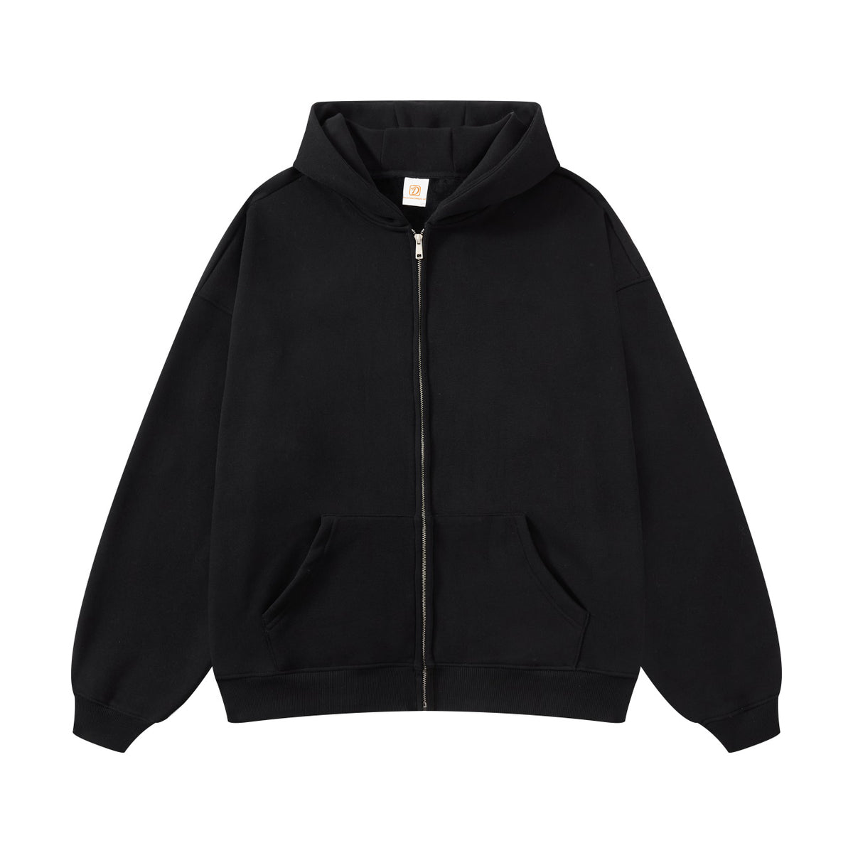 Wholesale 420G Padded Non Flying Wool Zipper Hooded Sweater with Composite Wool Fabric Zip up Hoodies Fall and Winter Style