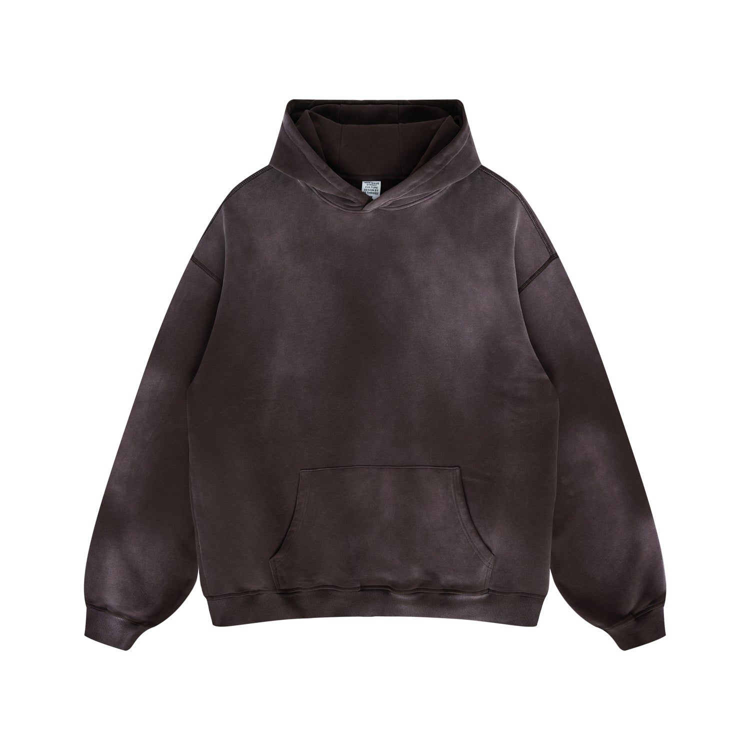 400G Heavyweight Oversized Vintage Custom Wireless Streetwear High Quality Blank Washed Drop Shoulder Puff Printing Hoodie