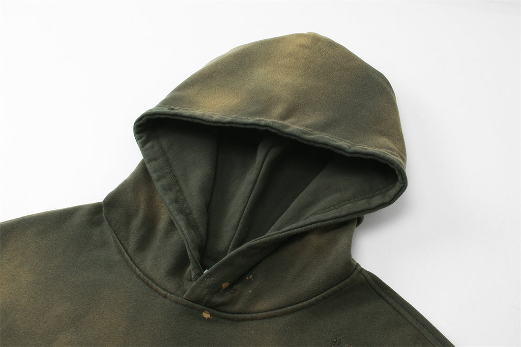 Manufacturer Hoodies Blank Vintage High Quality Washed Hoodie Thick Pullover Sweatpants and Hoodie