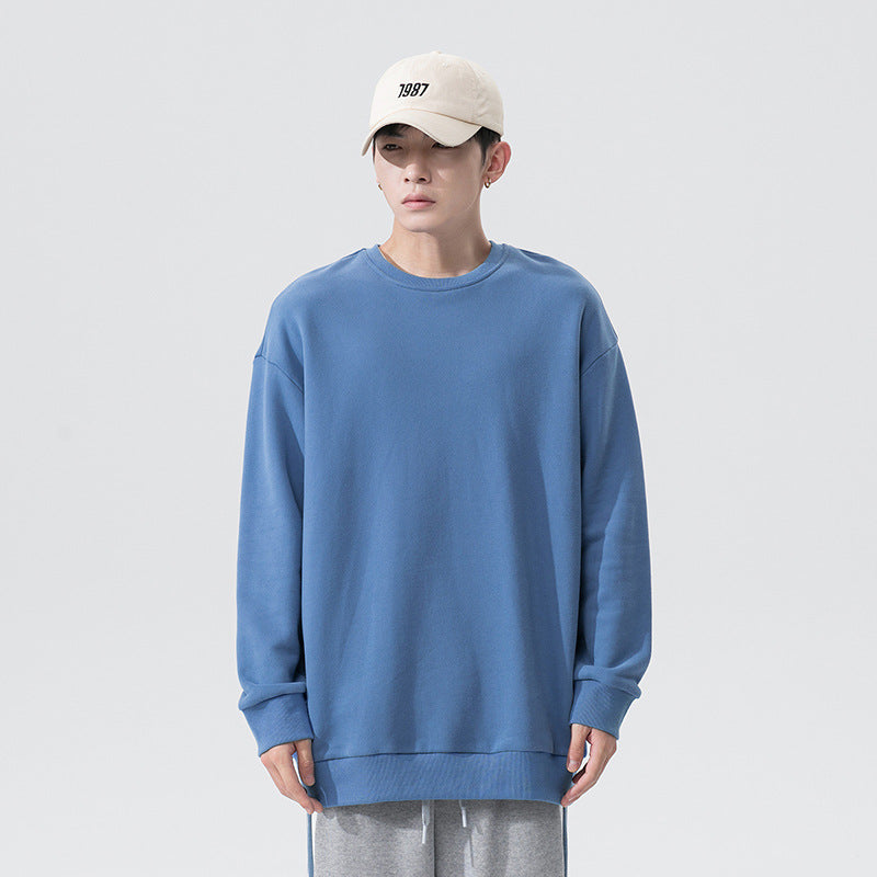 Customizable with Your Favorite Pattern 12 Color French Style Cable Knit Crew Neck Streetwear Plain Blank Hoodie for Printing