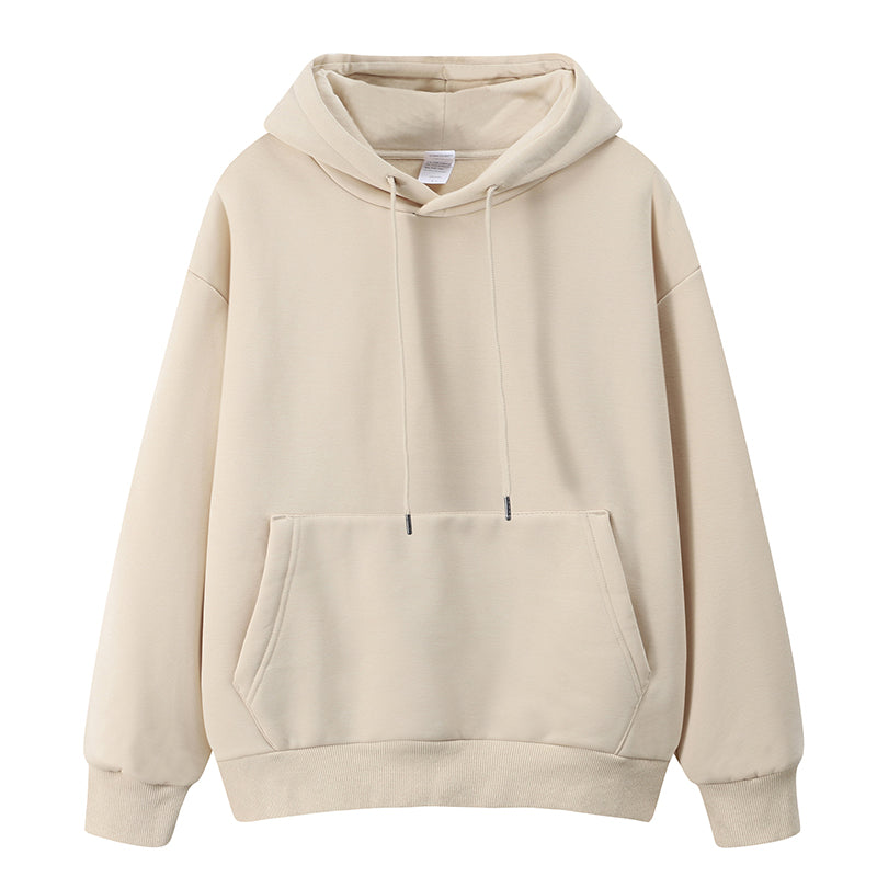 Manufacturer Hoodies Custom Blank Drop Shoulder High Quality Loose Fleece Drop Shoulder Blank Pure Color Men's Hoodies