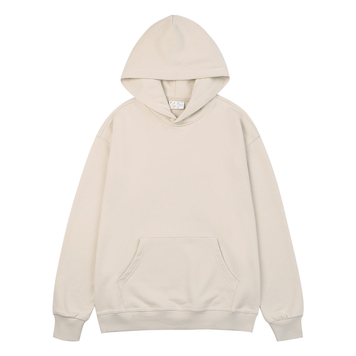 Custom 9 Color American Style Knitted Pullover Hoodless Drawstring Hood Pullover with Loose Shoulder Style and Oversized Design