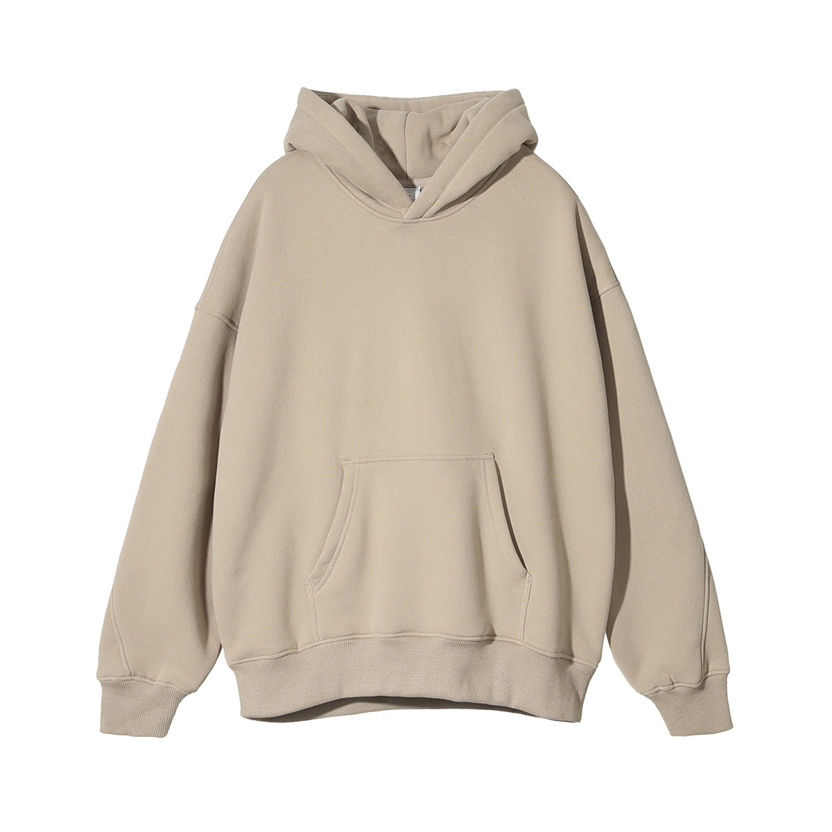 Customized LOGO Patchwork Hooded Sweatshirt with Drawstring Plain Hooded for Printing High Quality American Vintage Style