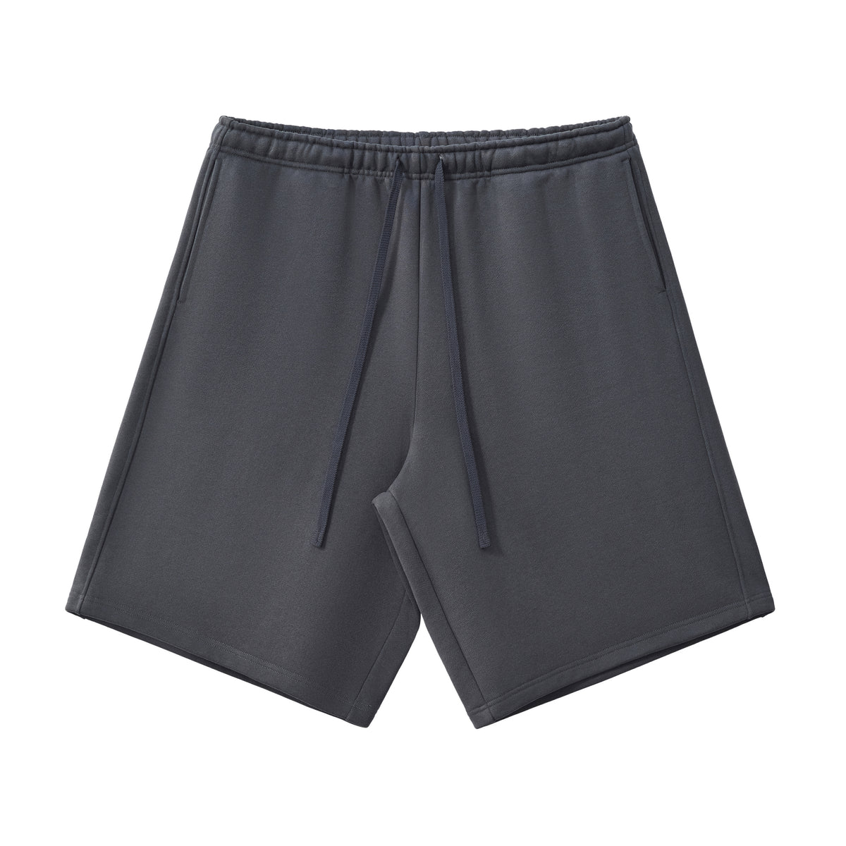 Oem Brand Men Shorts High Quality Heavy Duty Light Grip Fleece 500g Drawstring Over Knee Five Pocket Pants American Style Shorts