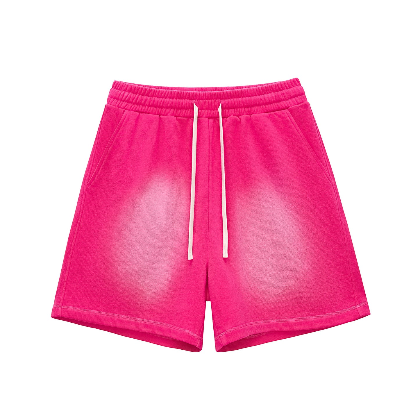 Customized Shorts Washed Distressed Looped Heavy Duty Horsehair Print Shorts Plain Shorts for Printing Plain Oversized Unisex