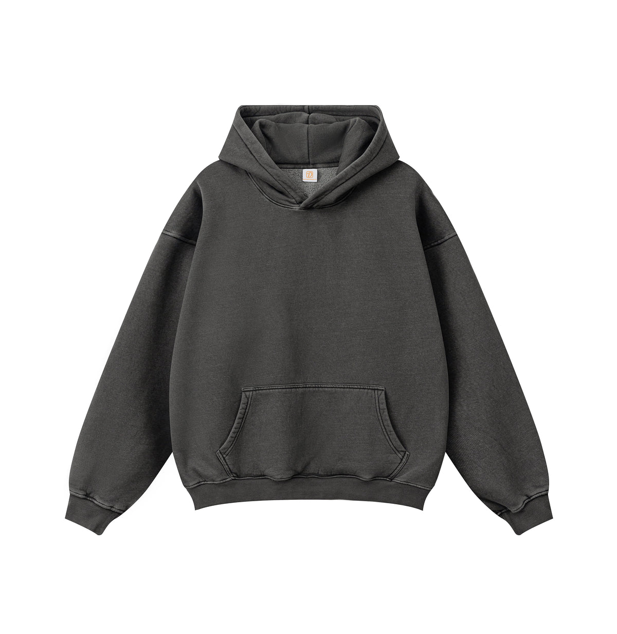 Manufacturer Hoodies 340 Grams Custom Men's Hoodie Heavyweight Oversized Retro Washed and Padded Hooded Sweatshirt Winter