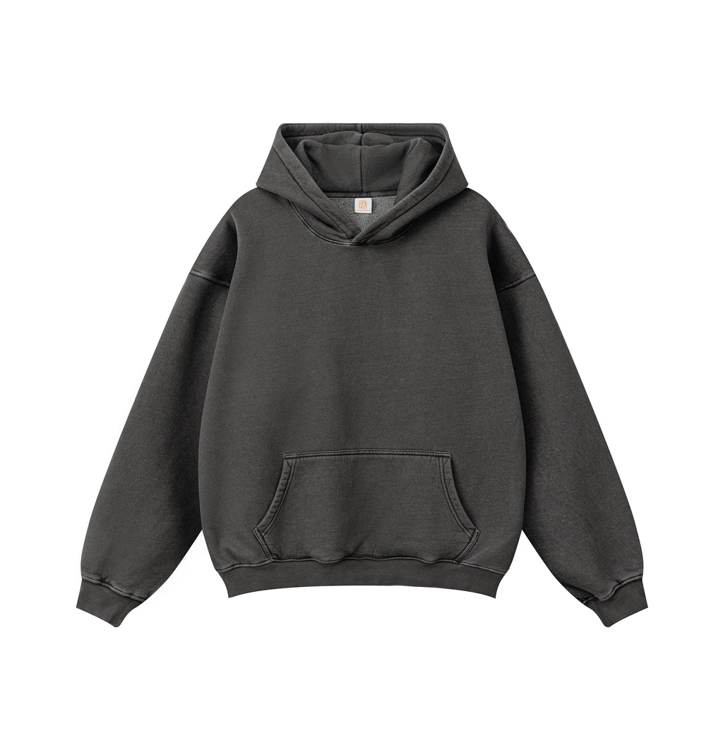 Custom Vintage Blank High Quality 340G Heavyweight Streetwear Screen Printed Sublimation Drop Shoulder Fashion Cheap Hoodies