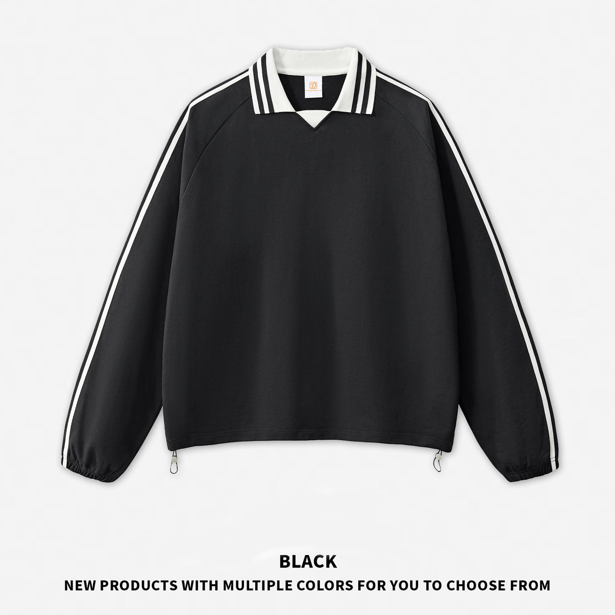 Loose Fitting Cotton Casual Brand Hoodies 380GSM Pure Cotton Striped Button Down Pullover Type Complete Set Samples L Unisex
