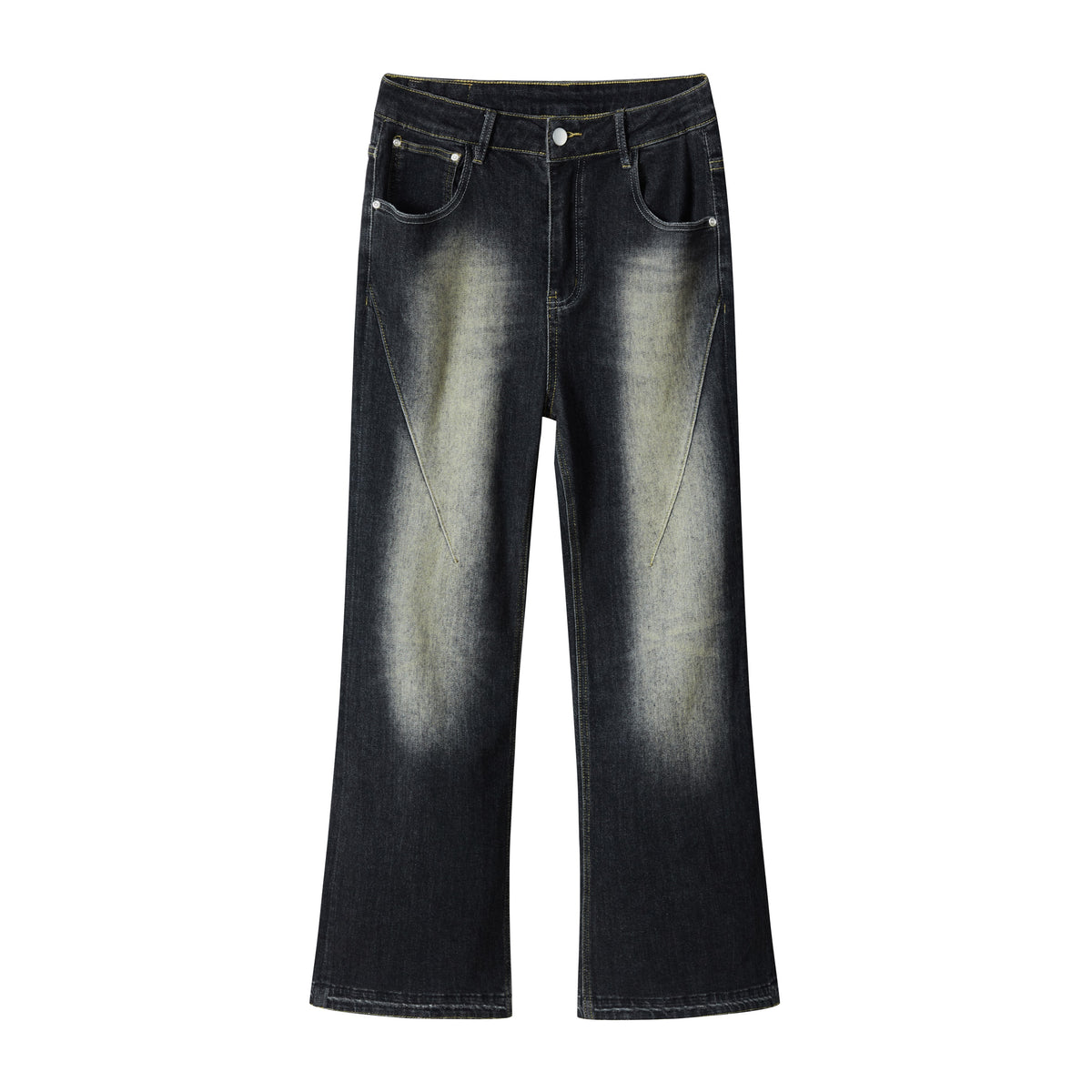 Men Sweatpants High Quality Washed Micro Flared Denim Pants Sweatpants From a Trendy Brand Free Sample Sweatpants American Style