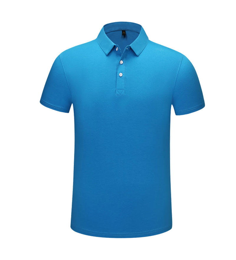 Fashion 8 Color 100% Ice Silk Cotton Short Sleeved POLO Smooth and Soft with Draping Effect Polo Tshirt Unisex Summer Version