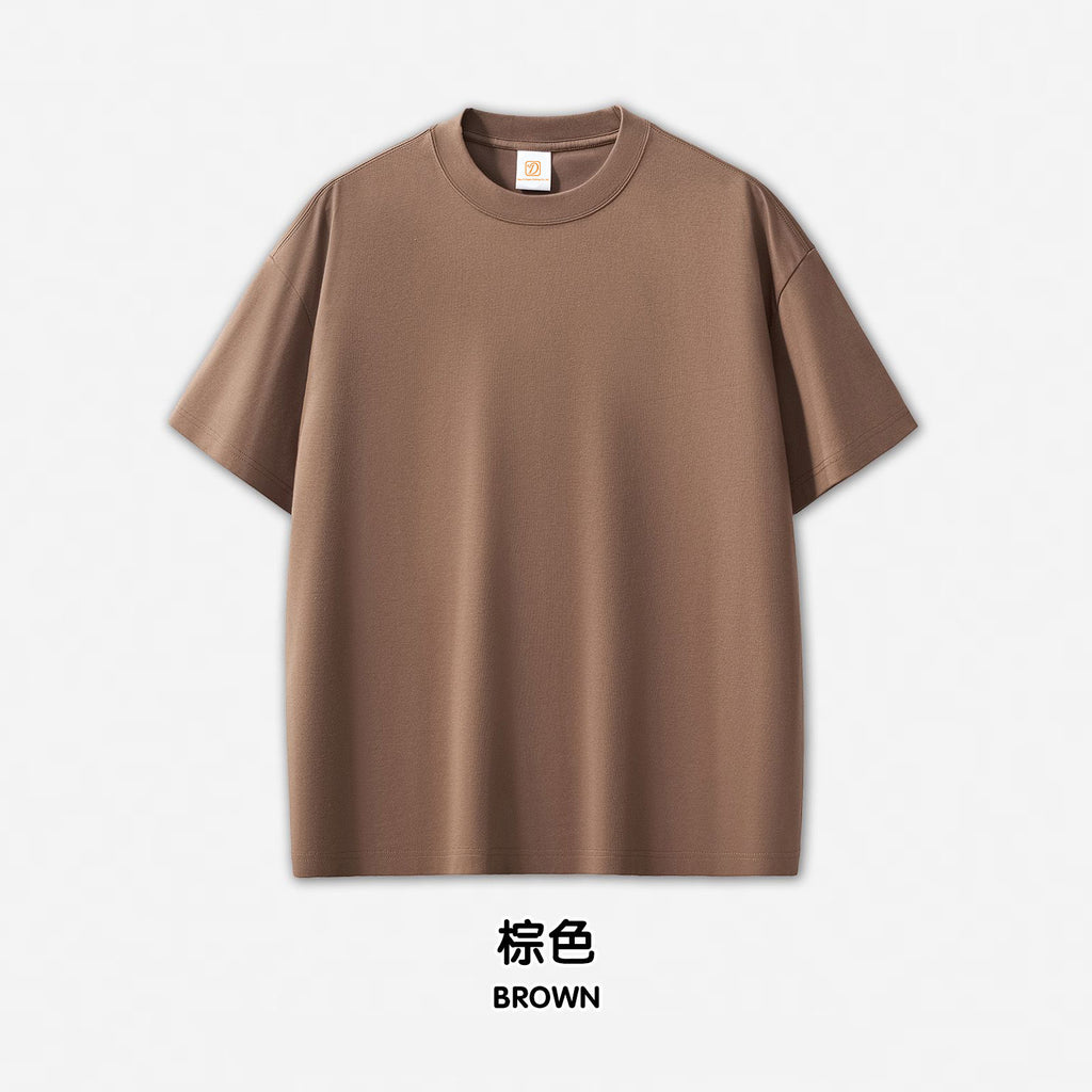 High Quality Oversized Quick-drying Blanks t Shirts Custom Print Streetwear Drop Shoulder Round Neck Black Fashion T-Shirts