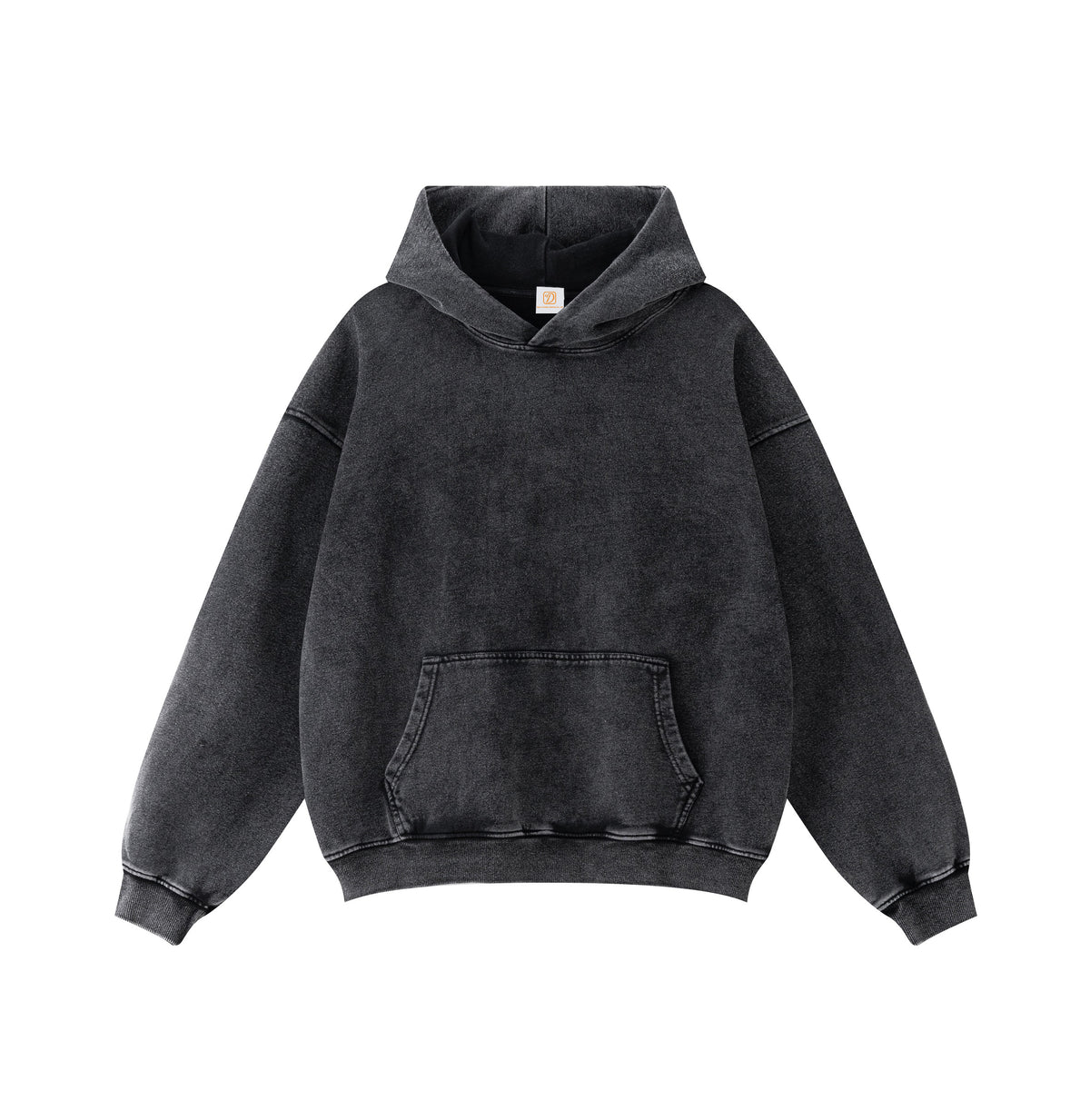 Men 380 Grams Loose Fitting Cotton Casual Brand Clothing Manufacturers Blank Unisex Hoodies Wholesale Worn Out Washed Sweatshirt