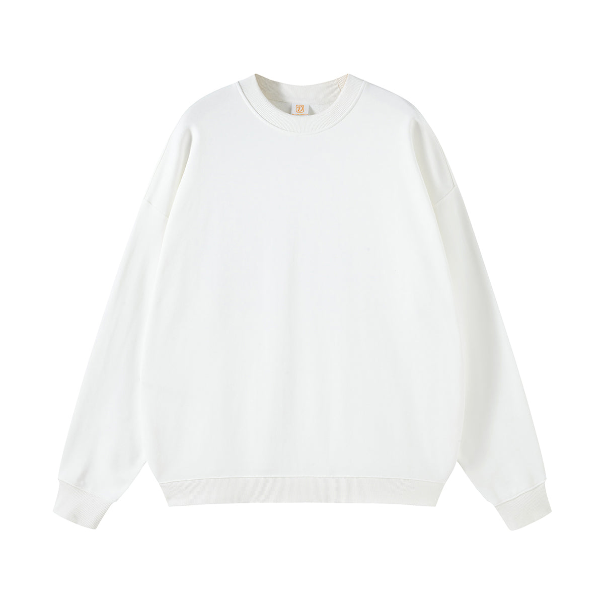 Customized 100% Cotton Heavy Weight Wool Pullover with a Round Neck Personalized Designer Men for Men High Quality Vintage Style