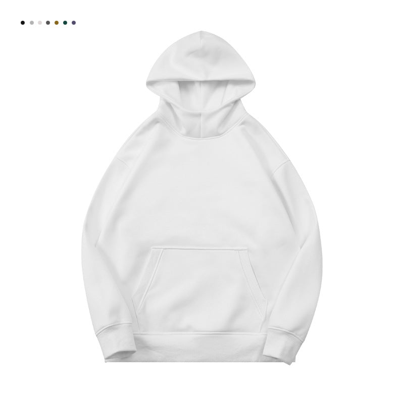 Hoodie Manufacturers 7 Color Semi High Necked Hoodless Solid Color Pullover with Adjustable Hood Oversized Design High Quality