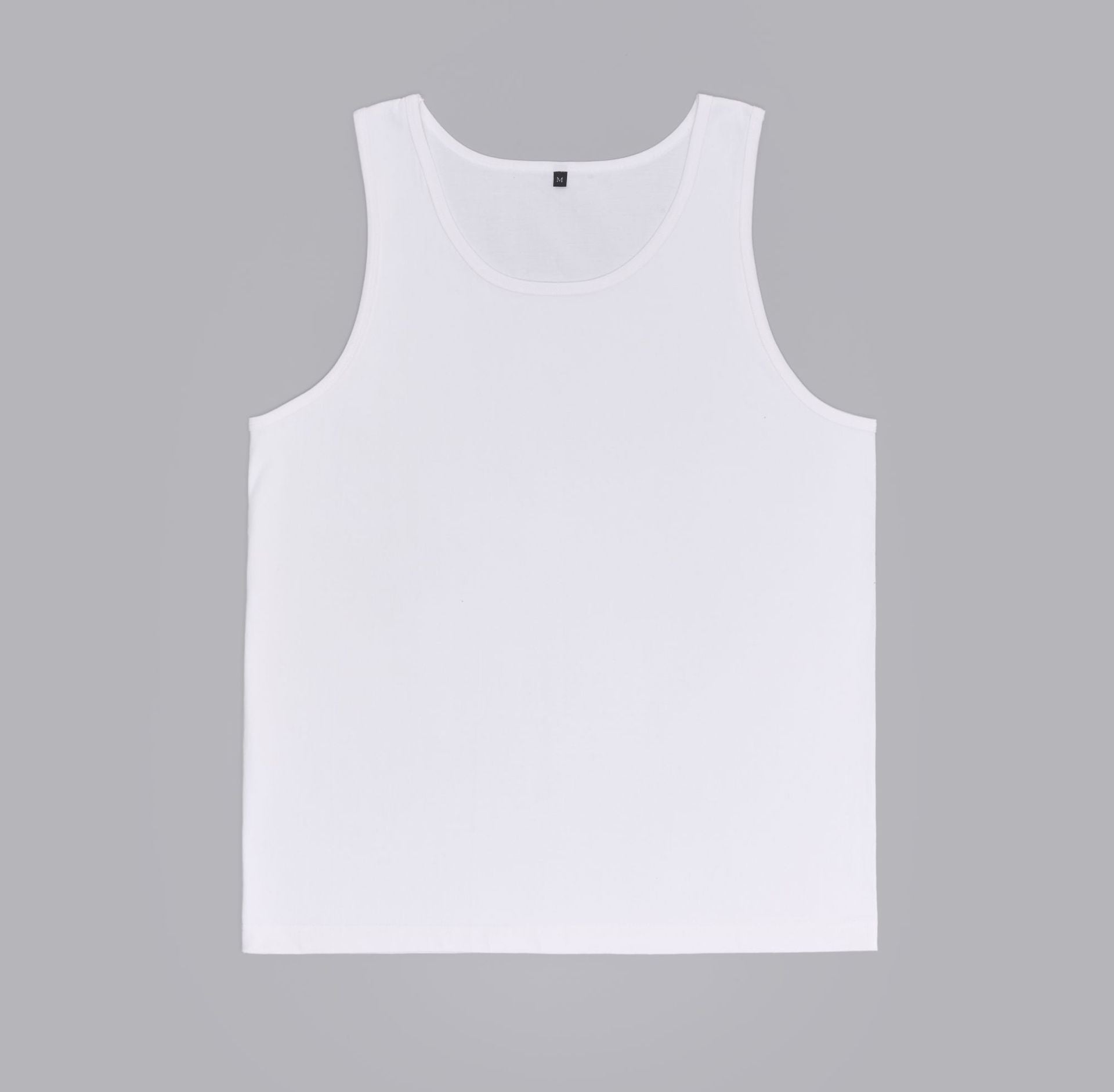 Oem Brand 12 Color Pure Cotton Thin tank Top with Custom Designed Patterns Summer Casual Fashion Style Customized t Shirts