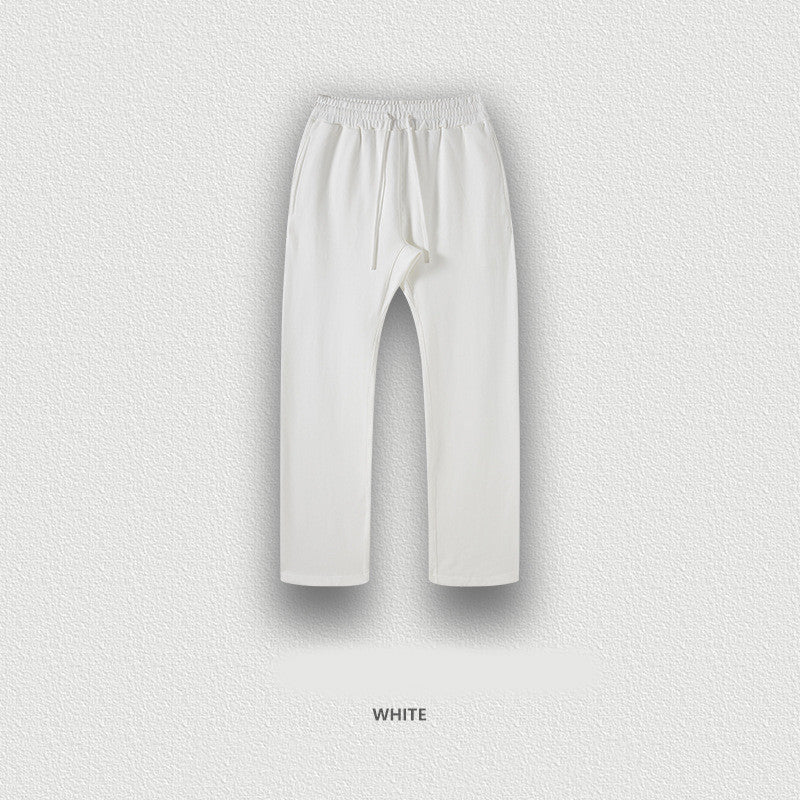 10 Color Heavyweight Casual Long Pants American Style Loose Straight Cut Joggers Sweatpants Spring and Autumn Collection