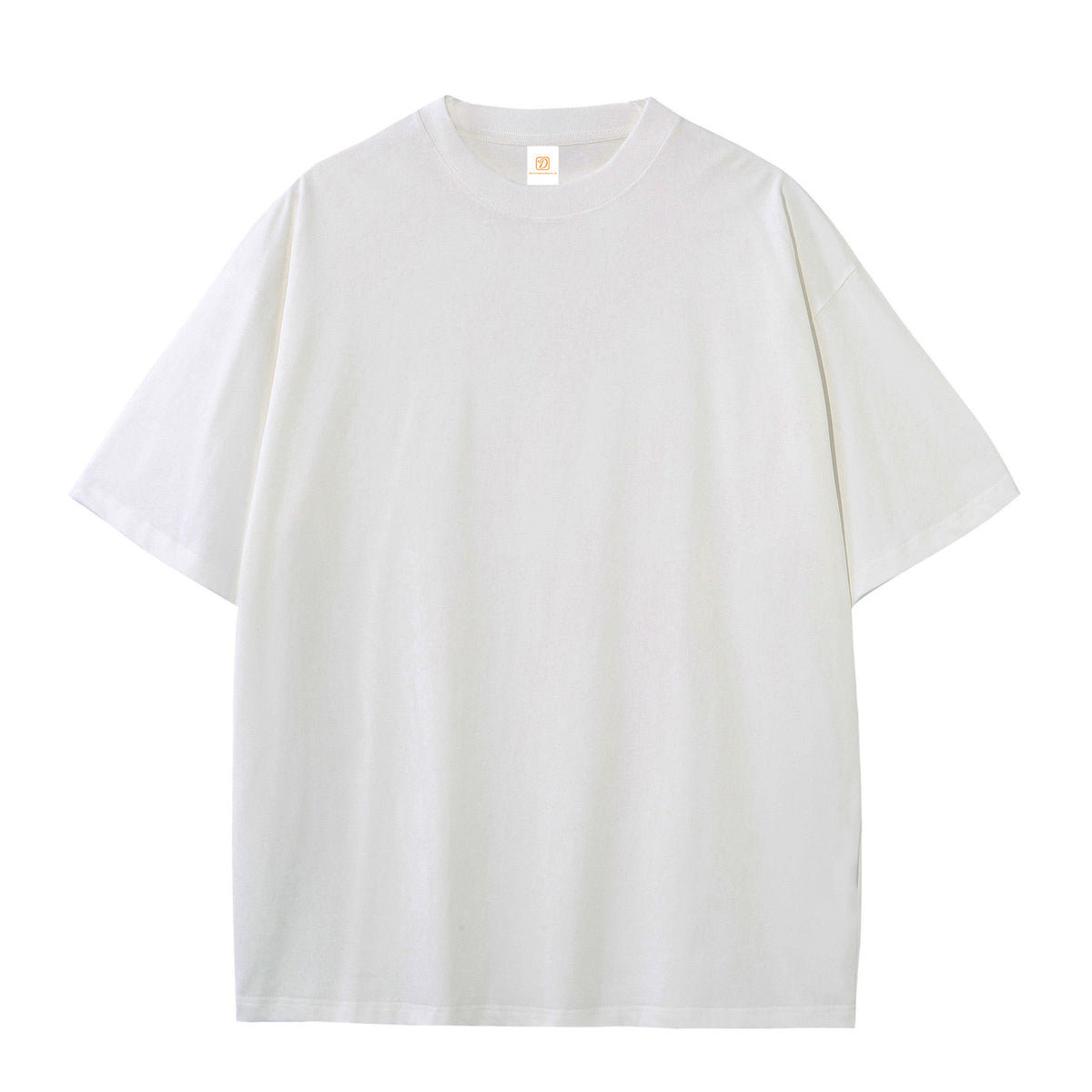 Customized Blanks t Shirts Loose Dropped Shoulder Oversized Short Sleeved Shirt the Neckline Is 3 cm Wider Than the Usual One
