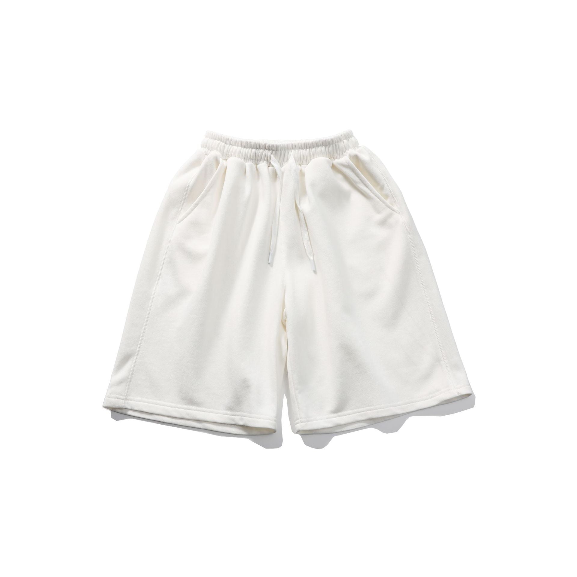 Heavyweight Custom logo Shorts Unisex High Quality Blank Polyester/Cotton Pure Color Screen Printed Heat Transfers for Shorts