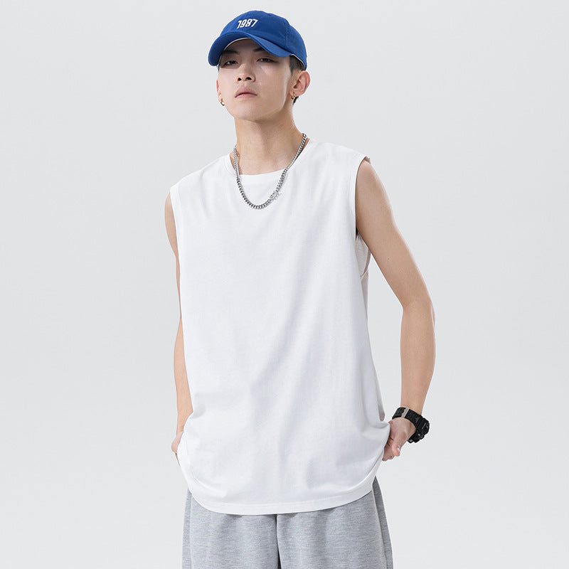 Customized t Shirts 6 Color Pure Cotton tank Top Plain Tshirts for Printing 100 Cotton Blanc American Style High Quality