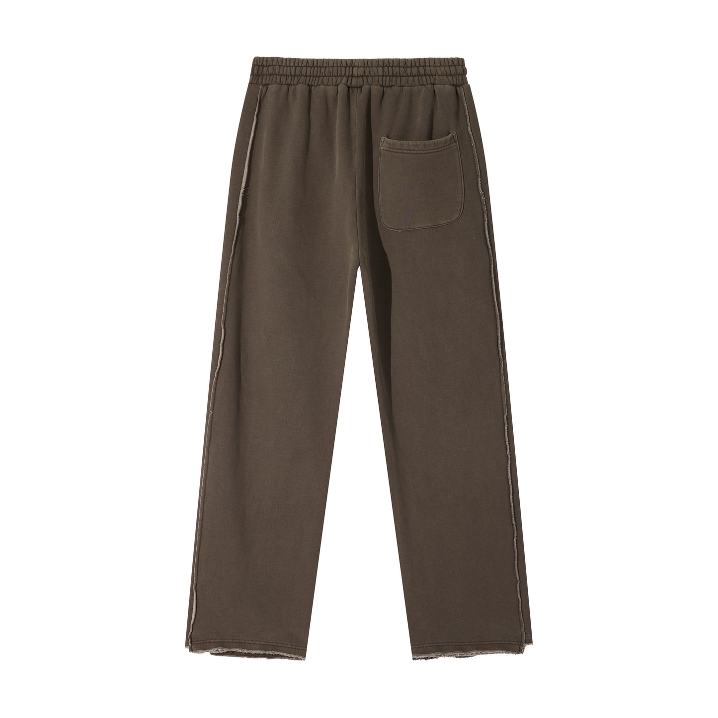 Oem Customized Sweatpants logo Heavy Duty Washed Loose Fitting Padded Fleece Sweatpants High Quality American Style Design