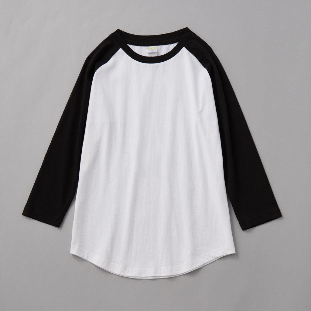 Manufacturer t Shirts Blanks Custom Color-blocked Raglan Sleeves Drop Shoulder 3/4 Length Sleeve High Quality t Shirt