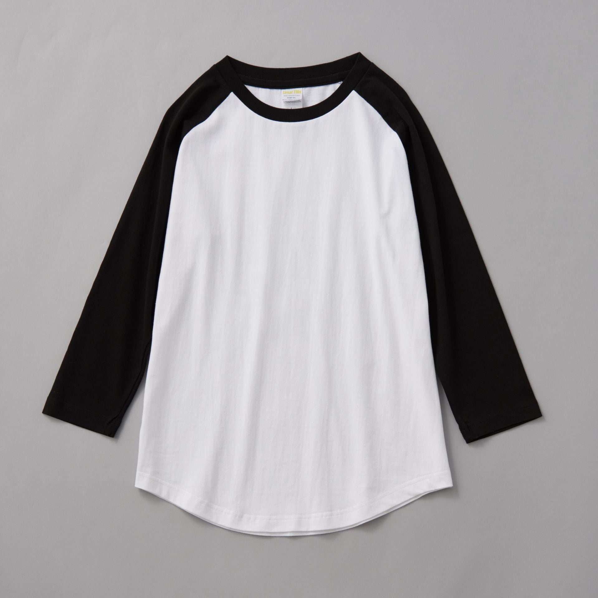 Manufacturer t Shirts Blanks Custom Color-blocked Raglan Sleeves Drop Shoulder 3/4 Length Sleeve High Quality t Shirt