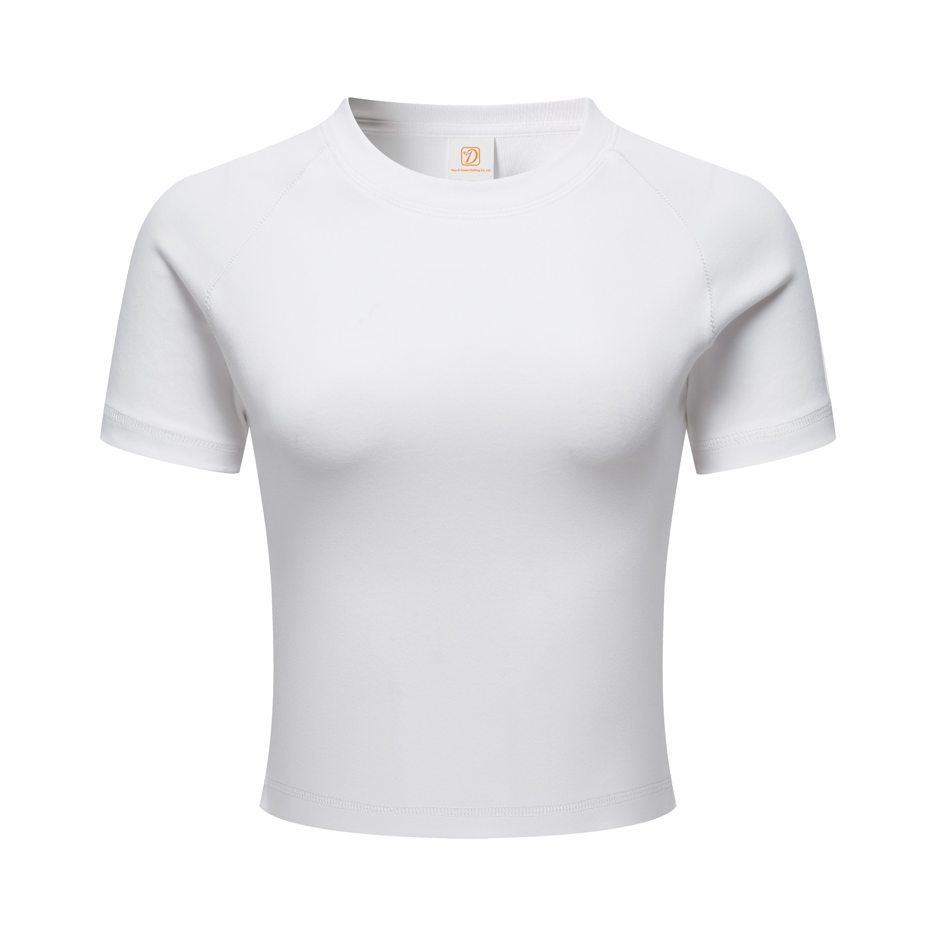 Cropped t Shirts Hot Girl with a Low Cut Short Sleeved Shirt High Quality t Shirt American Style Design t Shirt Printing Custom
