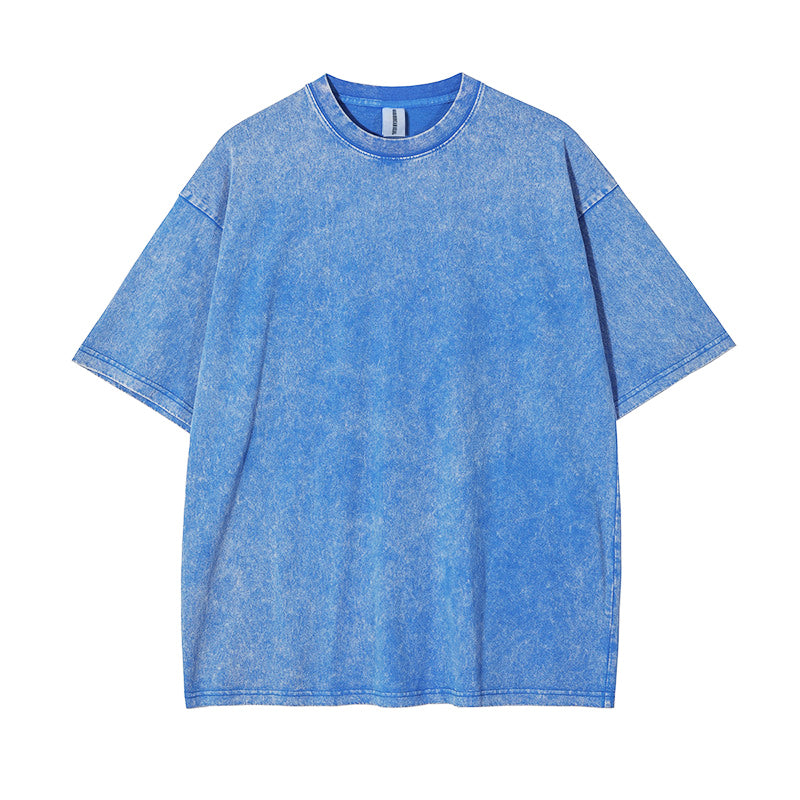 Multiple Techniques Can Be Used to Customize 12 Color Hand Painted Snowflake Water Wash Wax Dye Distressed Short Sleeved Shirts