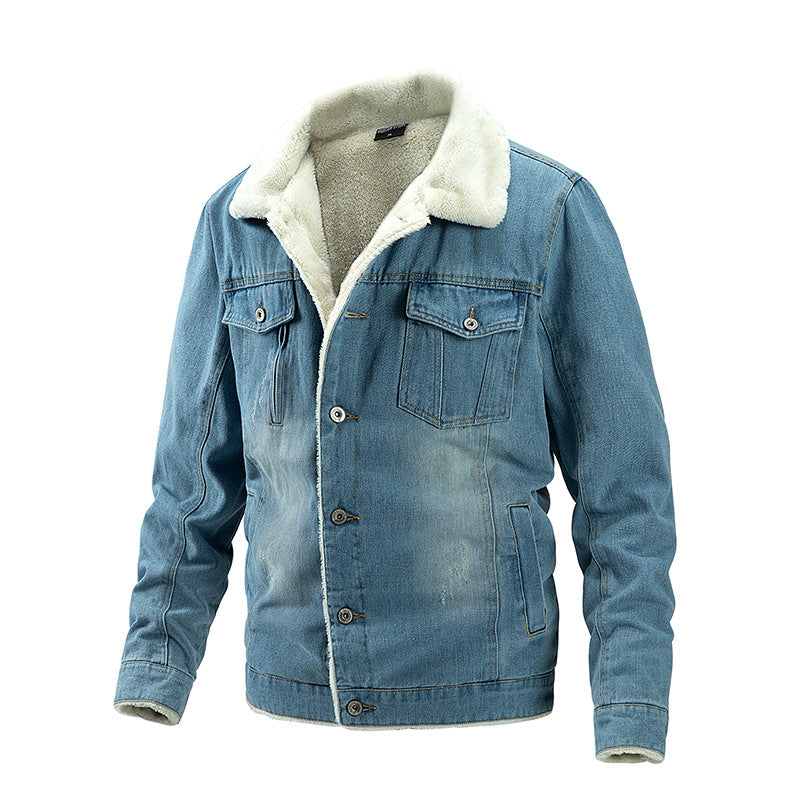Wholesale Three Color Men's Jacket with Added Insulation for Warmth a Cozy Coat Trendy Men's Fashion Apparel American Style
