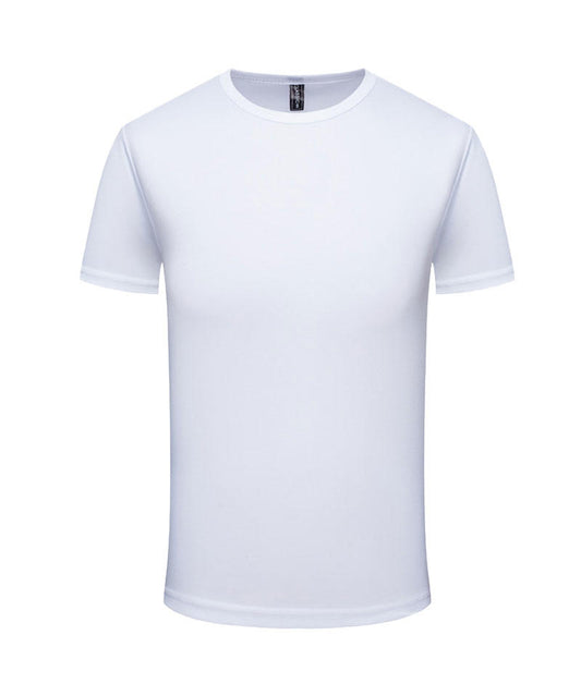 Tshirt Manufacturer Oversized Sublimation Embroidered Streetwear White Polyester Screen Printed Regular Fit T-shirt for Men