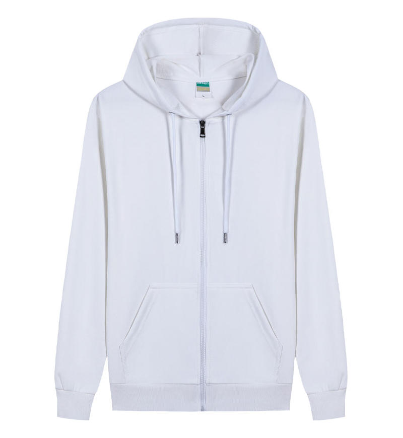 Oem Brand You Can Choose the Preferred Patterns and Craftsmanship for Customization 9 Color Thin Style Zipper Sweatshirt