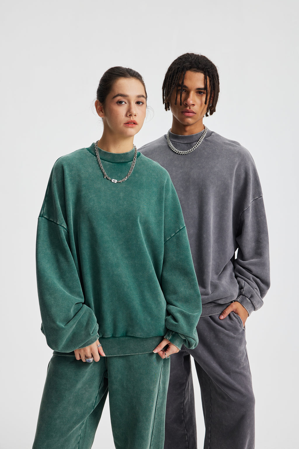 Heavyweight Hoodie 100% Cotton Custom Vintage Crewneck High Quality Waxing Printing Acid Washe Men's Hoodies & Sweatshirts