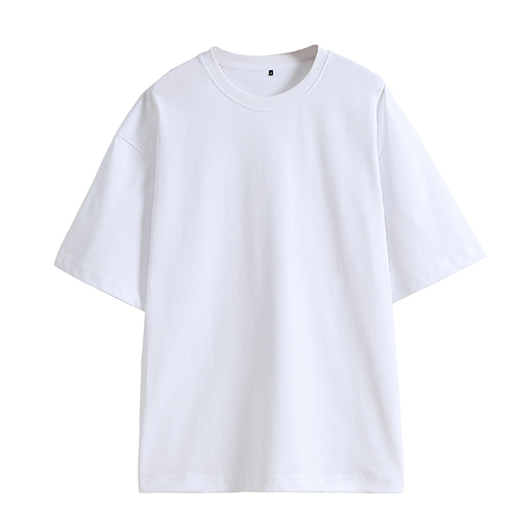 Men's T-shirts 100% Cotton Multi Color Loose Streetwear T-shirt High Quality Custom Drop Shoulder Round Neck Plain t Shirt