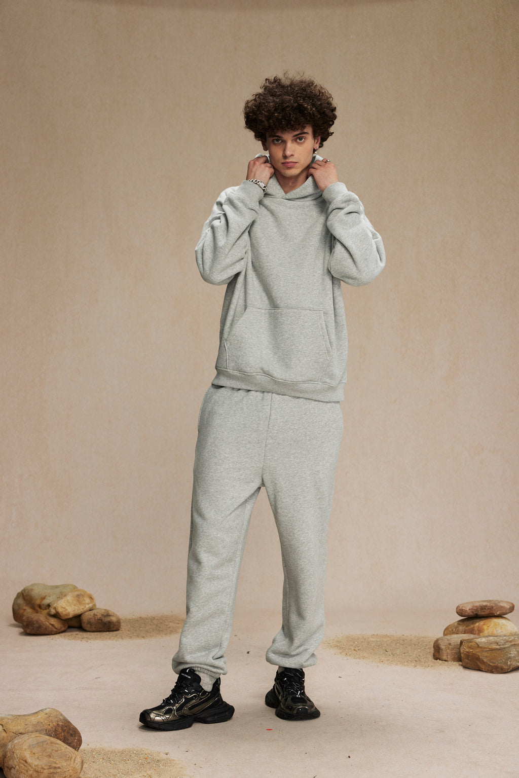 Wholesale Custom High Quality Soft Clothing  Fleece Fashion Pullover Cheap Drop Shoulder Hoodies and Sweatshirts