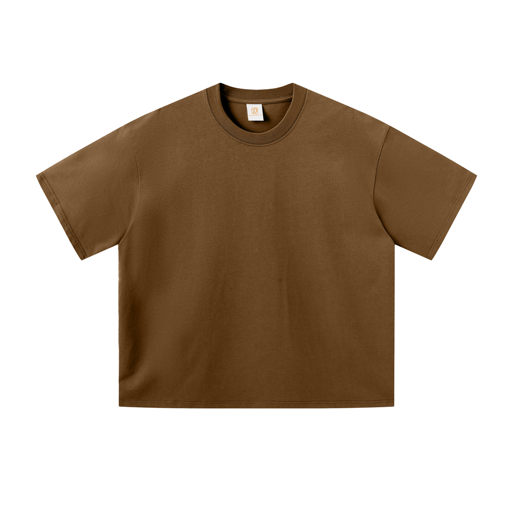 Boxy Men's T-shirts Custom Oversized Crew Neck High Quality Summer New Style Fashion Embroidery logo Wholesale Plain t Shirt