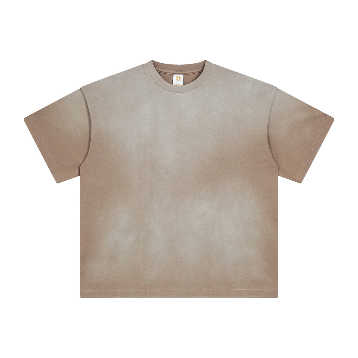 Customized Blanks Tshirts Heavy Duty Dyeing to Create Aged Look Loose Shoulder Short Sleeve and Washed Water Resistant Fabric