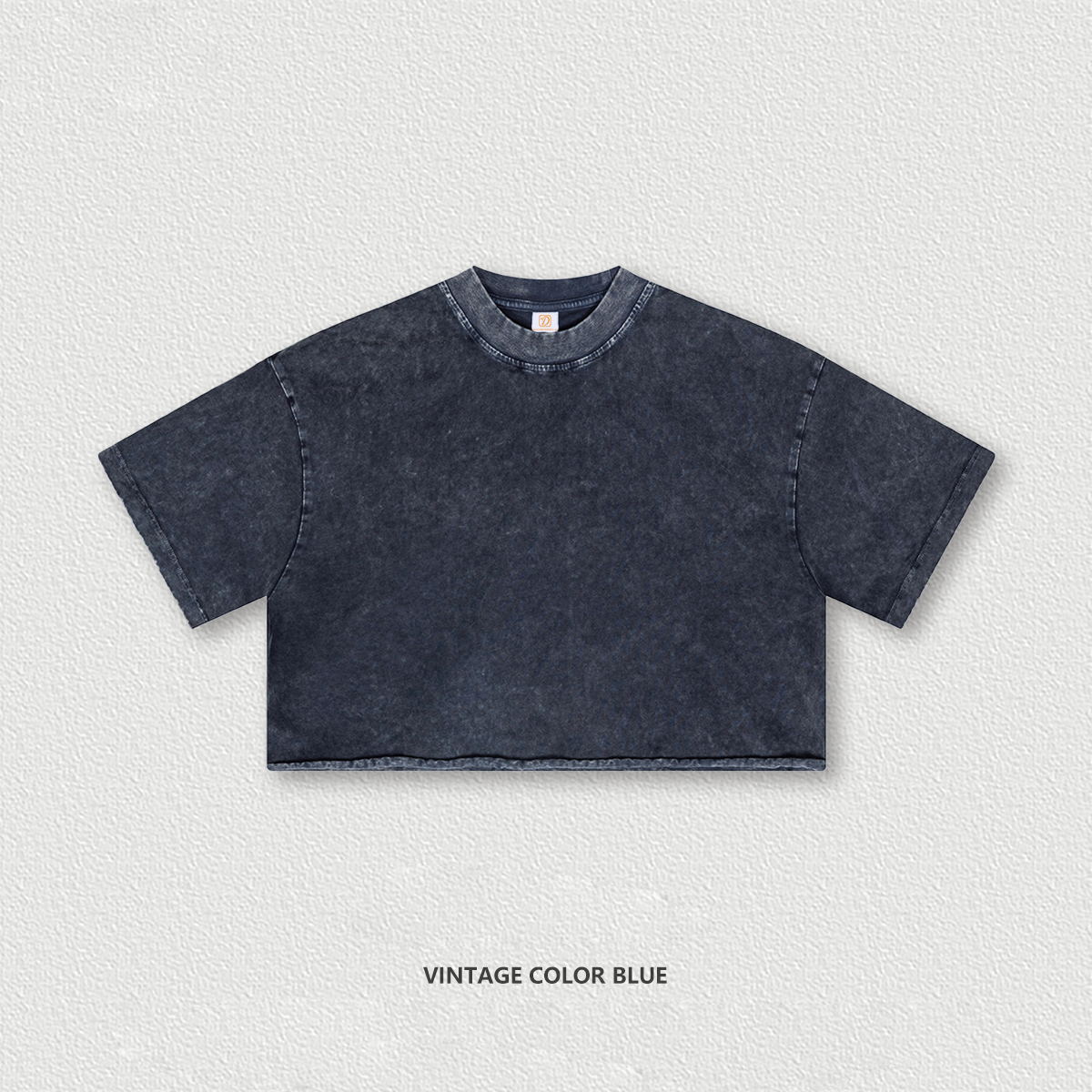 Crop Top Short Cotton Streetwear Wholesale High Quality Screen Print Round Neck Heavyweight Custom Print Printer Blank Tshirt