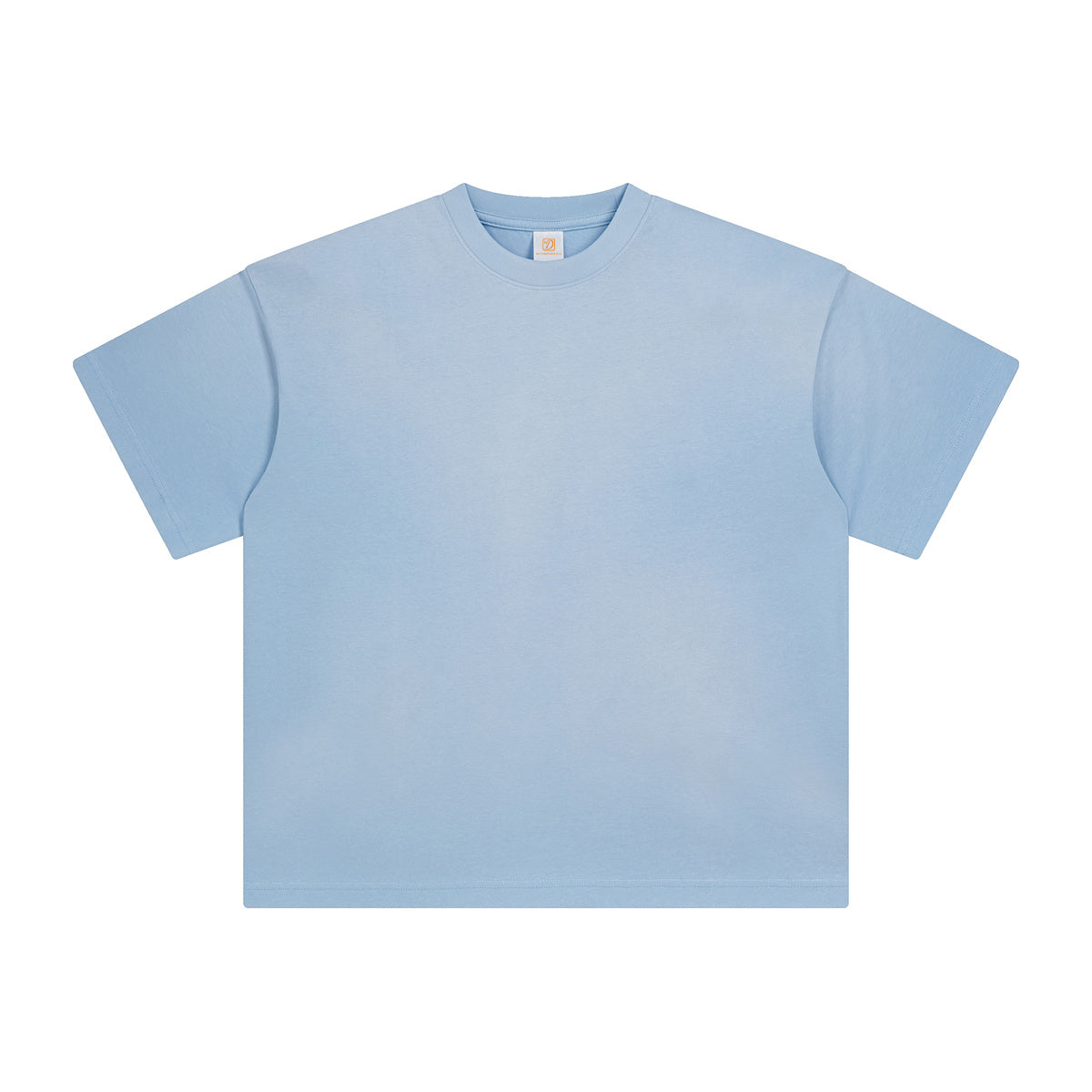 Customized Blanks Tshirts Heavy Duty Dyeing to Create Aged Look Loose Shoulder Short Sleeve and Washed Water Resistant Fabric