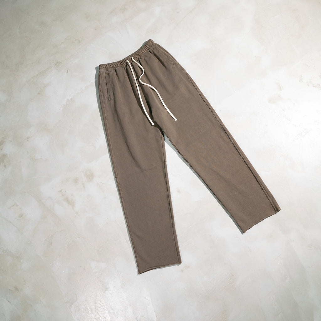 Wholesale Sweatpants 420g Heavyweight Blank 100% Cotton Pure Color High Quality Loose Acid Wash Fashion Plain Sweatpants
