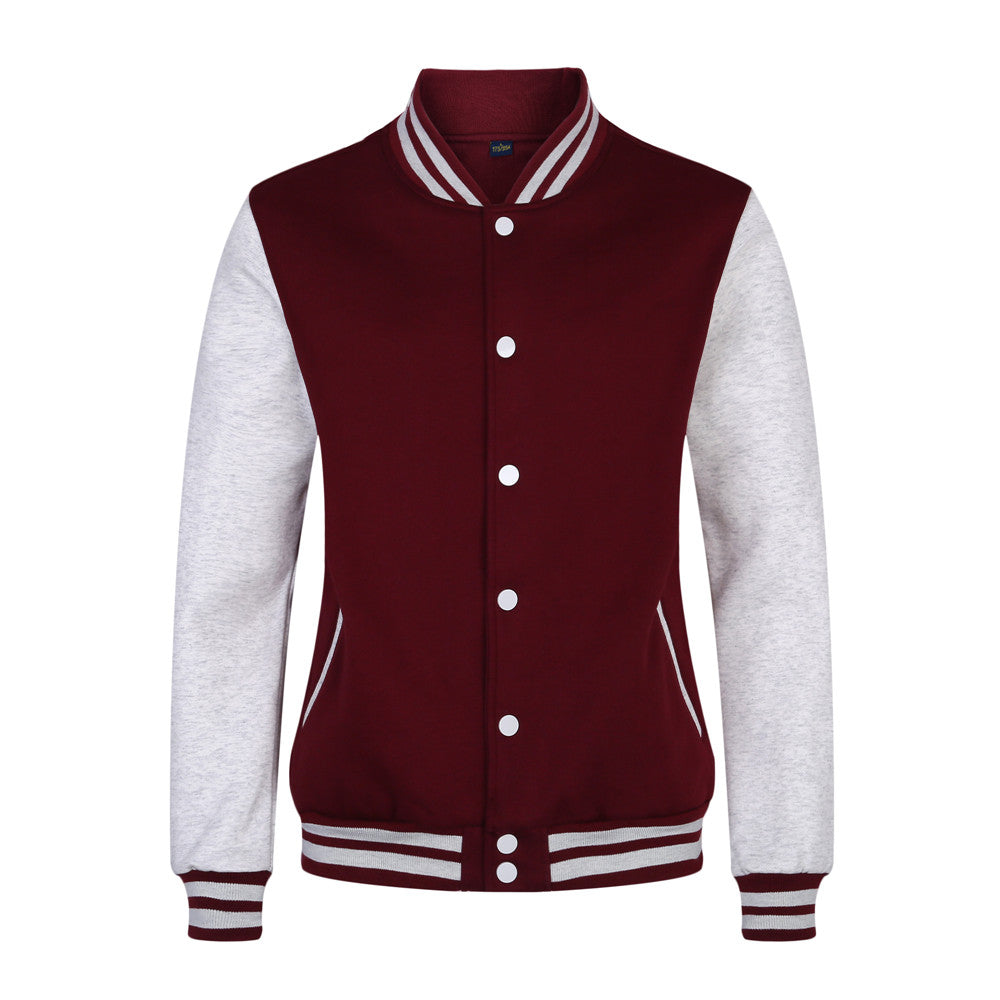 Winter Style Fashion 11 Color Fleece Baseball Jersey Loose Fitting Cotton Casual Brand Men's Hoodies Manufacturer Hoodies