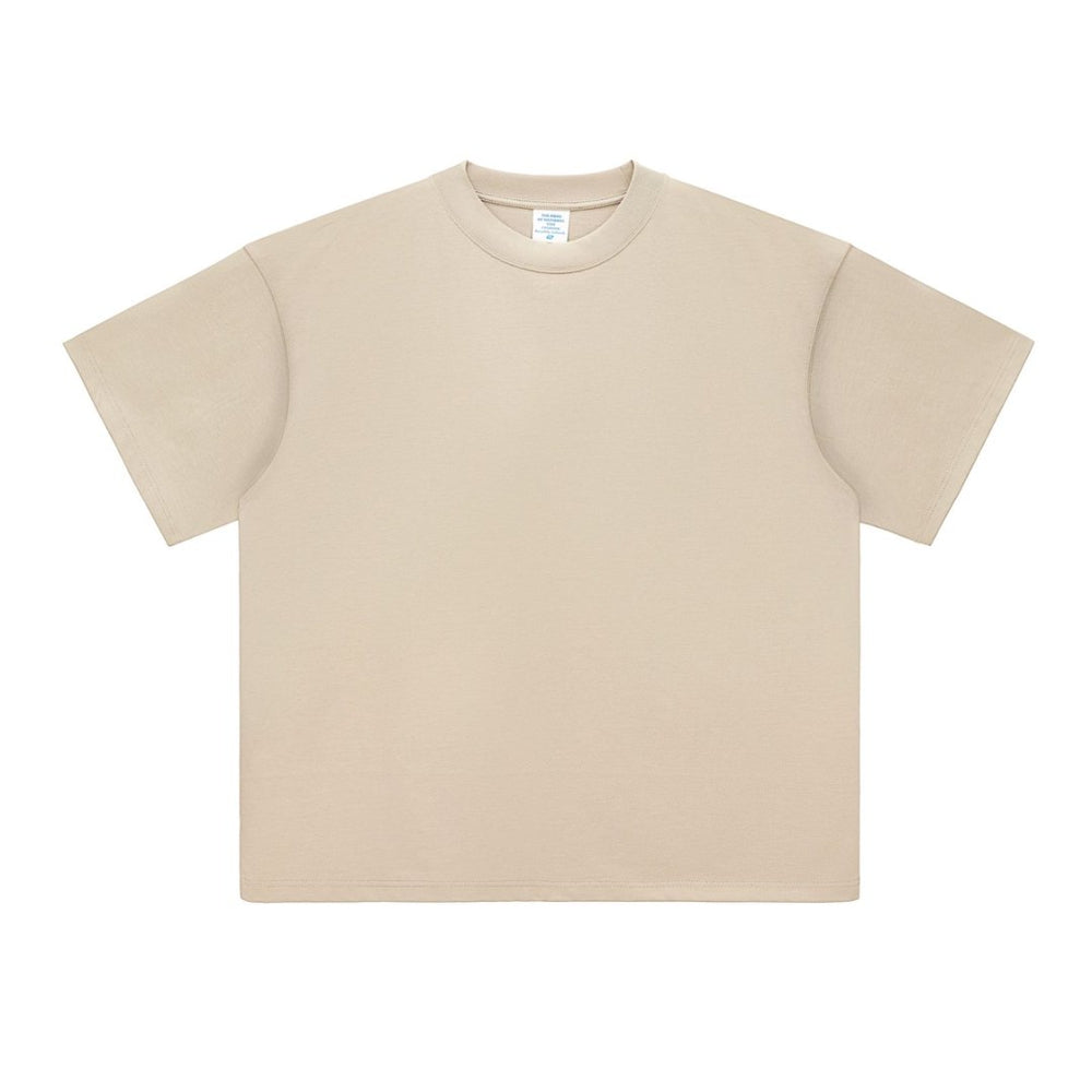 Oversized Heavyweight Drop Shoulder Loose Fashionale Style Custom Puff Print 100% Cotton  Heat Transfers for T-shirts
