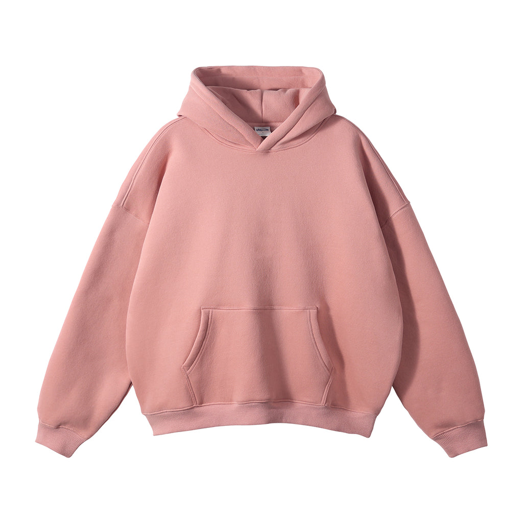 Wholesale Custom Hoodie High Quality New Design Streetwear Blanks Heavy Cotton Wireless Puff Printing Drop Shoulder Hoodie