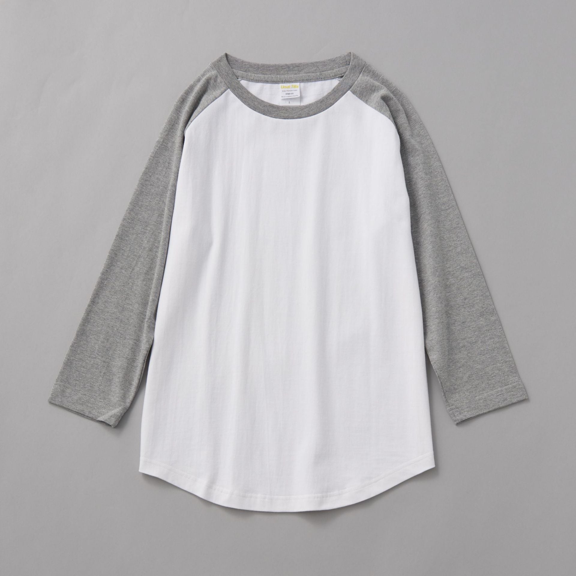 Manufacturer t Shirts Blanks Custom Color-blocked Raglan Sleeves Drop Shoulder 3/4 Length Sleeve High Quality t Shirt