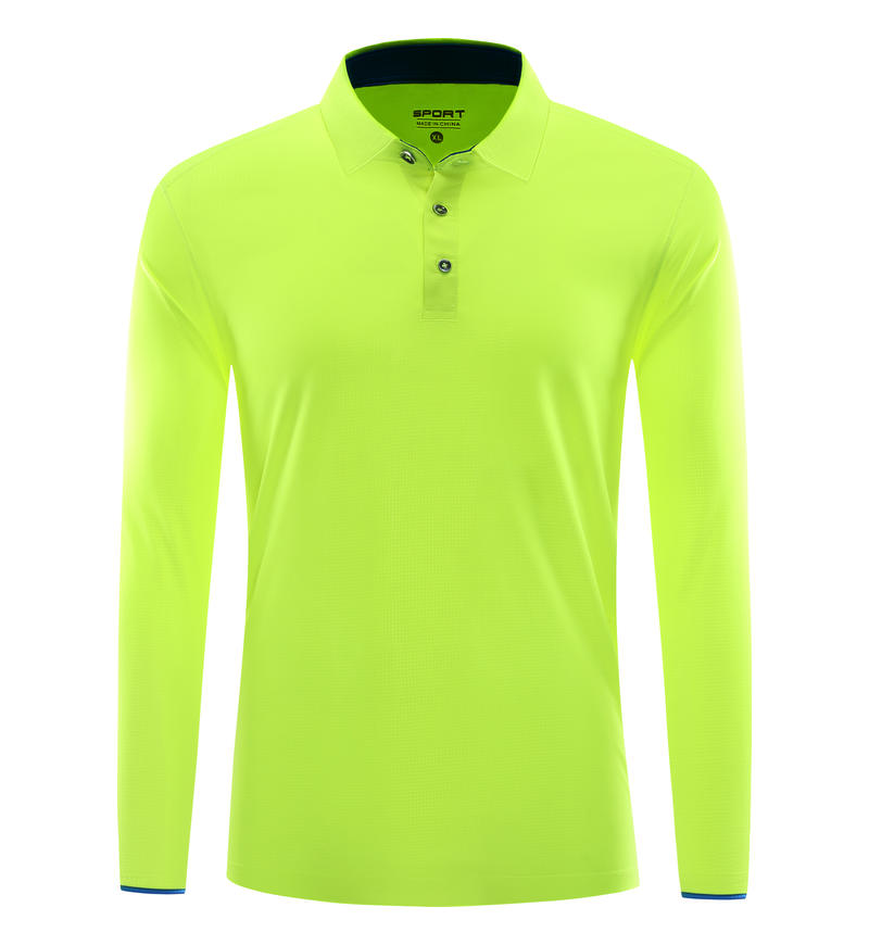 8 Color Quick Drying Long Sleeved Button Down POLO Shirt Can Customized Polo Shirt Embroidered  Spring and Autumn Collection
