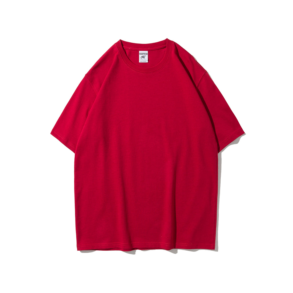 100% Cotton Tshirt Custom logo Pure Color Oversized Hot Sale t Shirt High Quality Sublimation Plain Tshirts for Printing