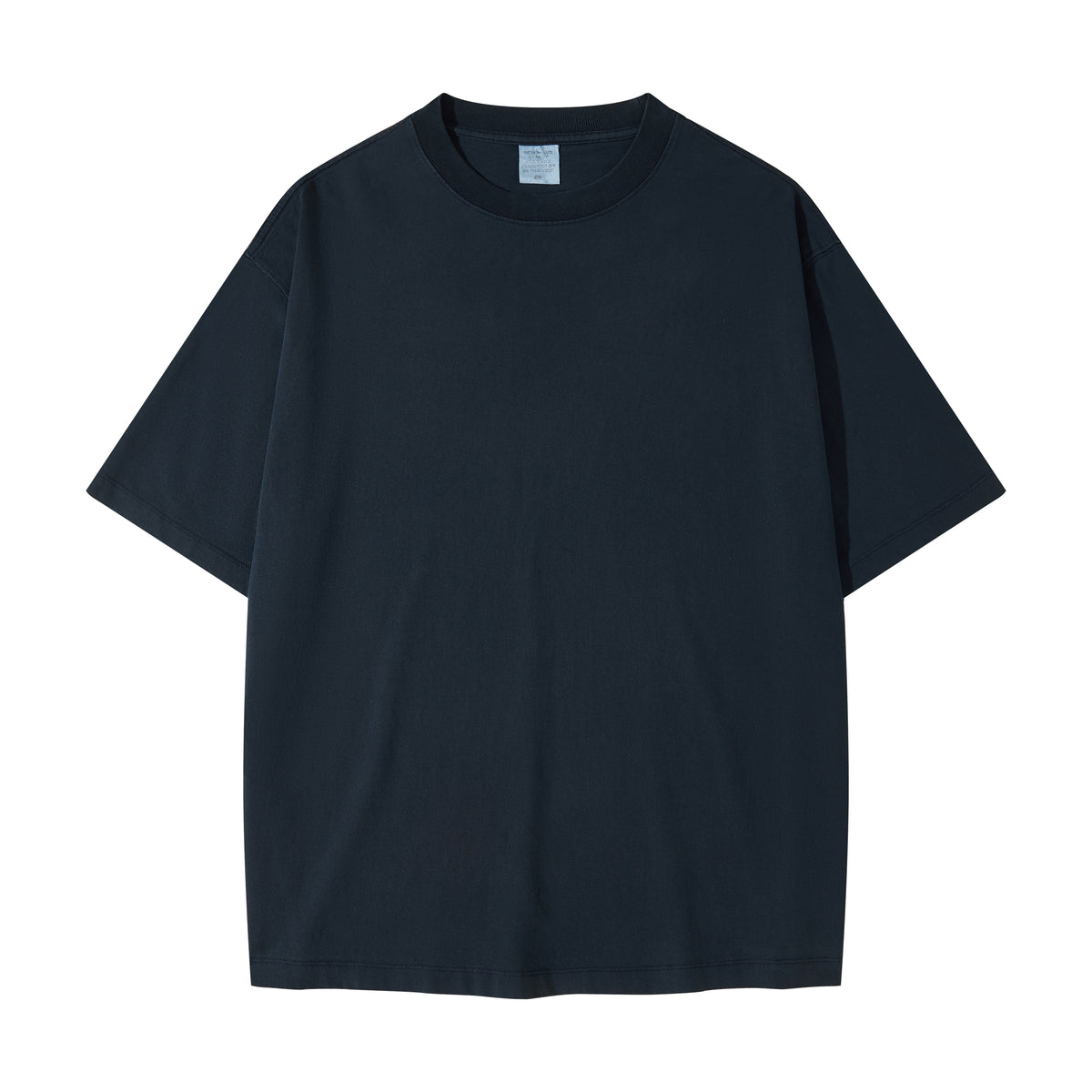 Heavy Duty Distressed Shoulder Sleeve Loose Short Sleeved Style Has a Relatively Large Size Men t Shirt High Quality Hip Hop