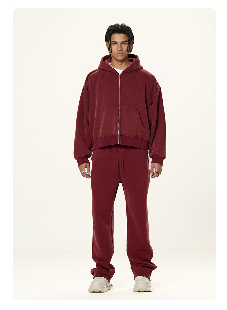 Wholesale Custom New Casual Long Sleeve Vintage Washed Loose Hooded Sweatshirs