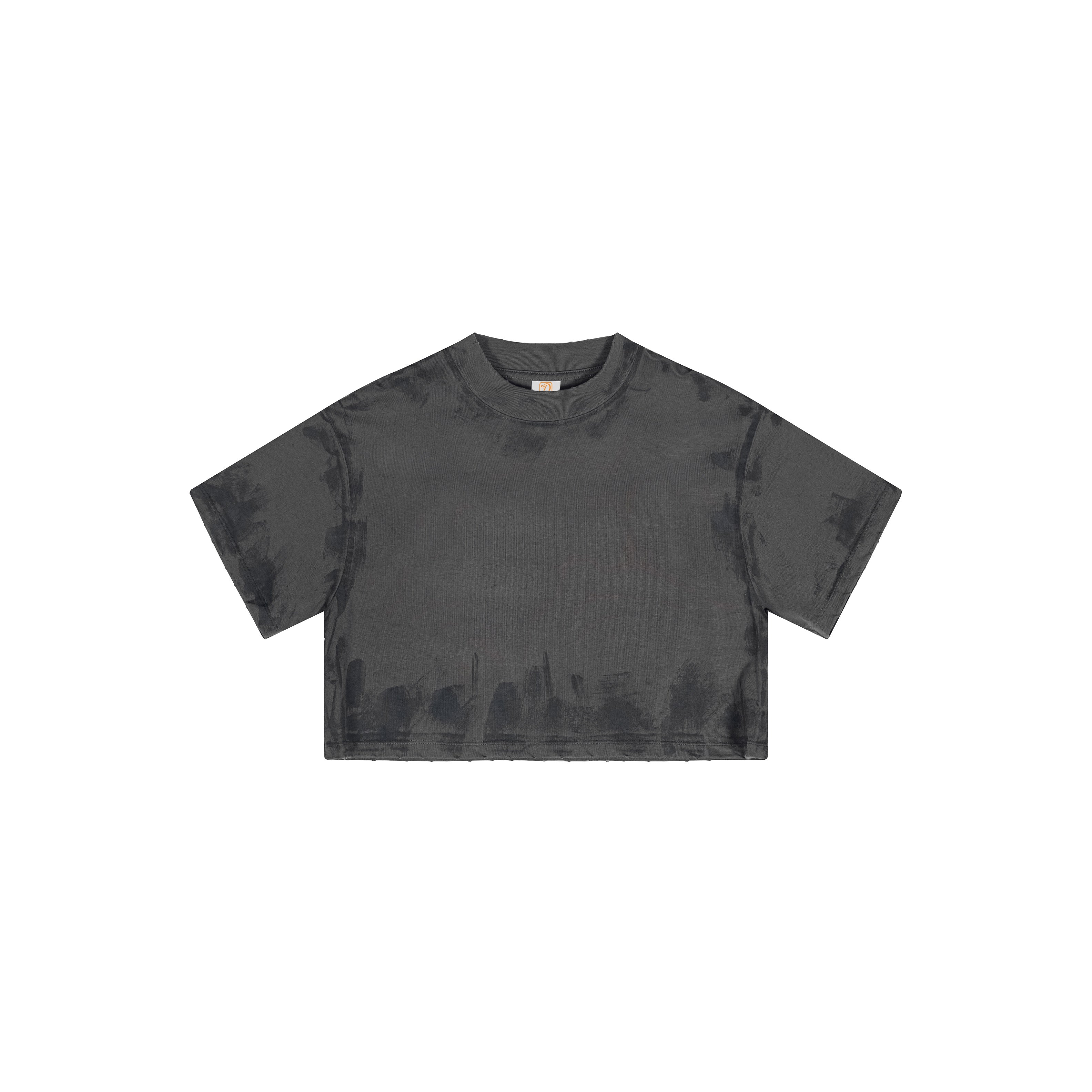 Vintage Short Heavyweight Tshirts Custom Oversized Blanks Design Heavyweight Streetwear High Quality Cotton Cropped t Shirt