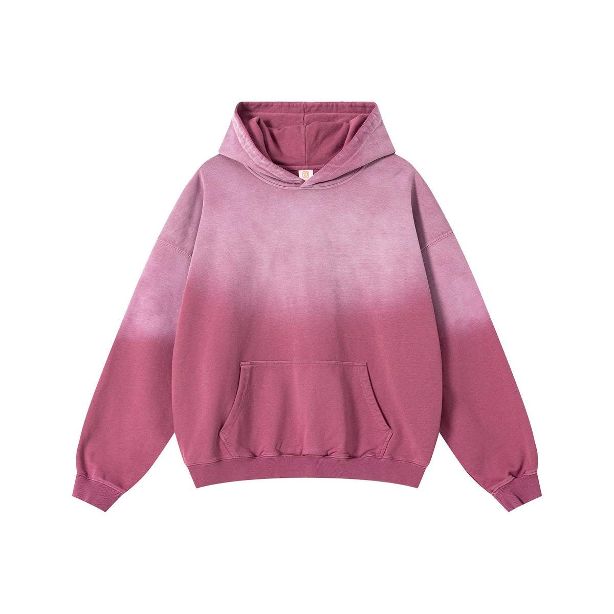 Men's Hoodies Custom logo American Style Retro Water Washed Hooded Sweatshirt with Distressing Effect Fall and Winter Style